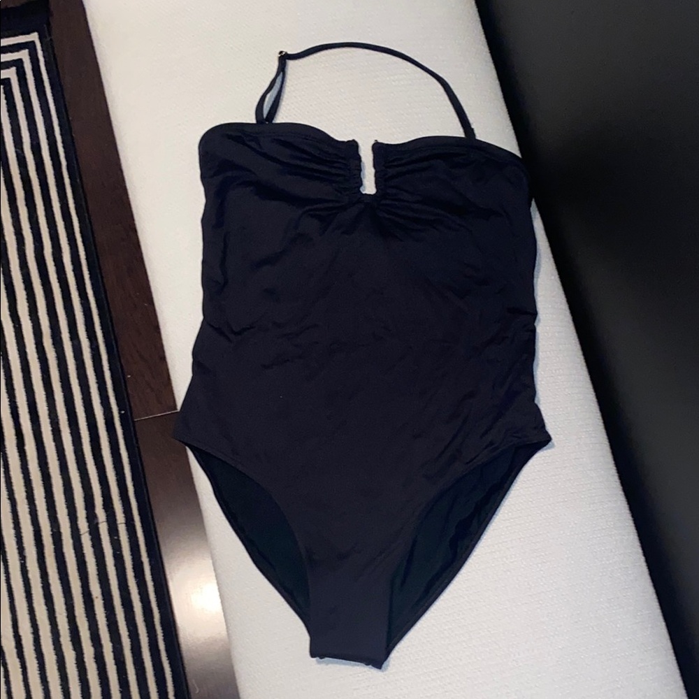 NWT Vineyard Vines Black Strapless Swimsuit